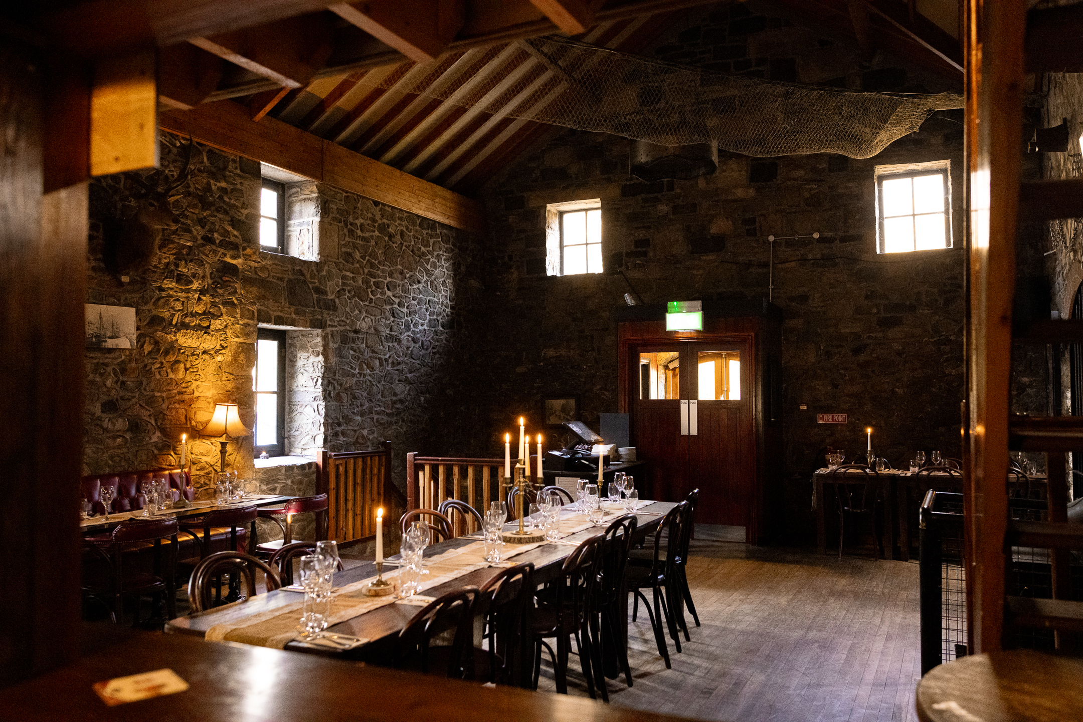 event table layout in The Old Mill